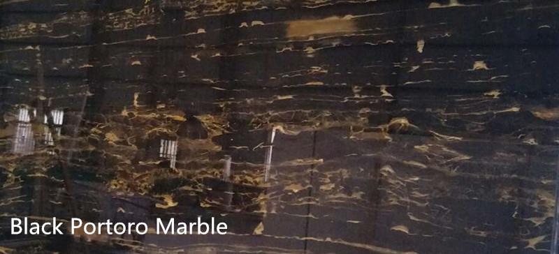Black Portoro Marble