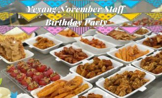 Lämmin marraskuun syntymäpäiväjuhla Yeyang Stonessa