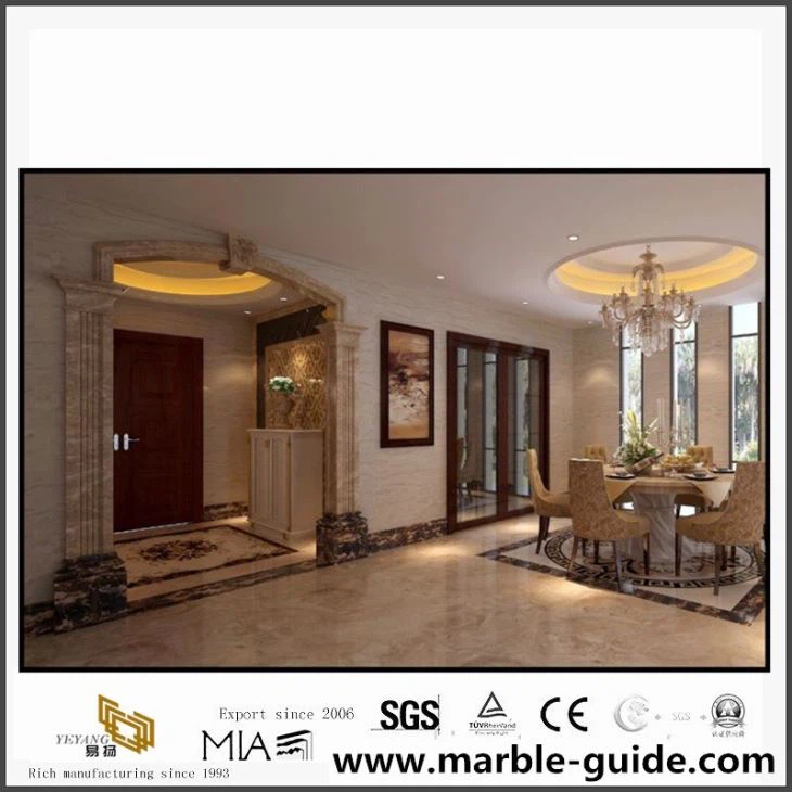 Factory Price Natural China Gold Marble For Floor Tile Slab ,Beige Color Marble