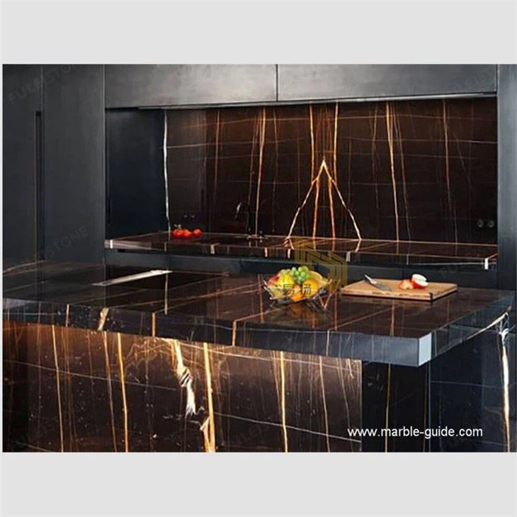 Sahara Noir Marble Bathroom Ideas