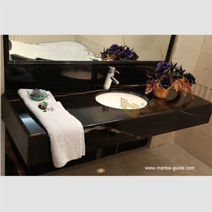 Sahara noir marmorinen kylpyhuoneideoita